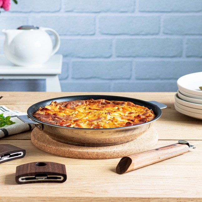 4 Kochtopfe-Set Casteline + Pfanne + Schmortopf + Griffen 4