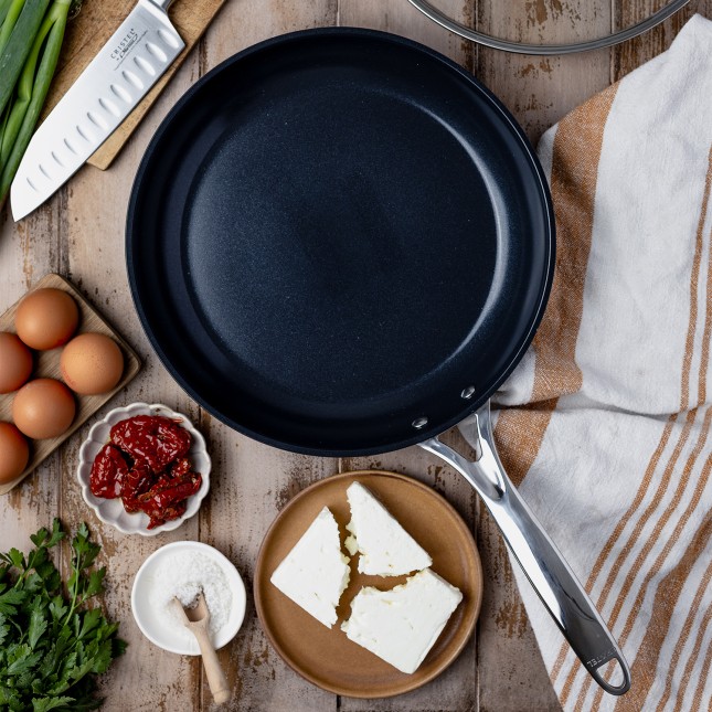 Set de 2 poêles antiadhésives en aluminium Ø24 et 28 cm - revêtement céramique Céraliss+ Noir 2