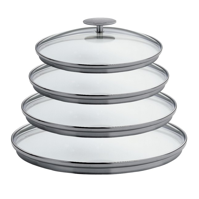 Set of 4 lids Platine