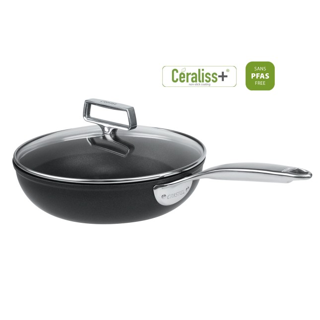 28 cm aluminium sauté pan - Ceraliss+ ceramic coating Black