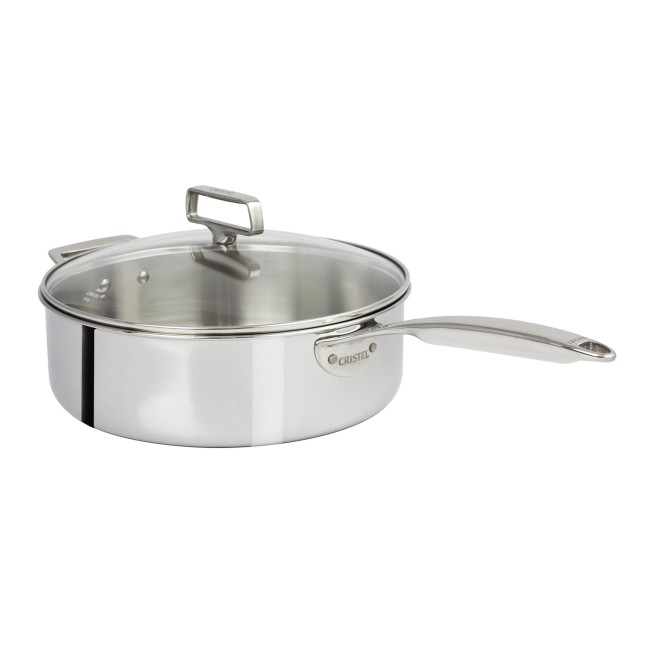 Sauteuse inox Ultraply avec couvercle en verre Inox 2