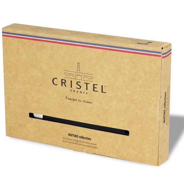 Set of 1 handle and 2 side handles Black 7