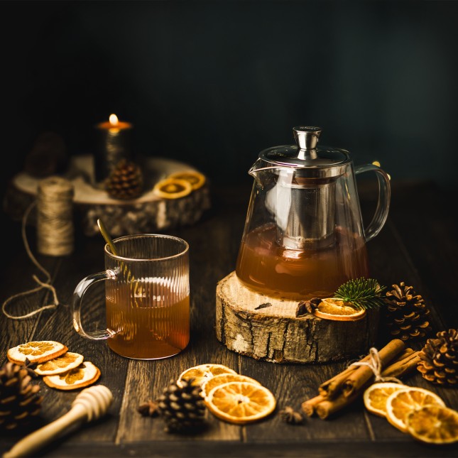 Oolong - glass teapot with unscrewable filter  4