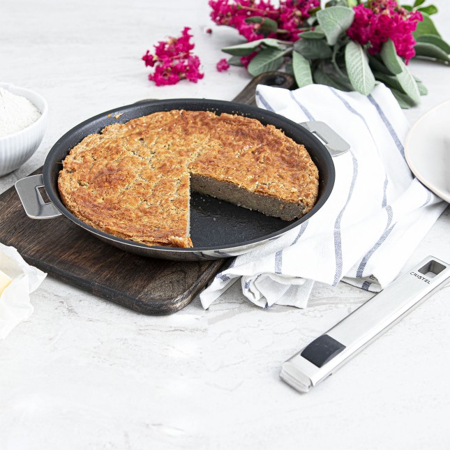 Stainless frying pan - Exceliss non-stick coating - Removable Strate 8