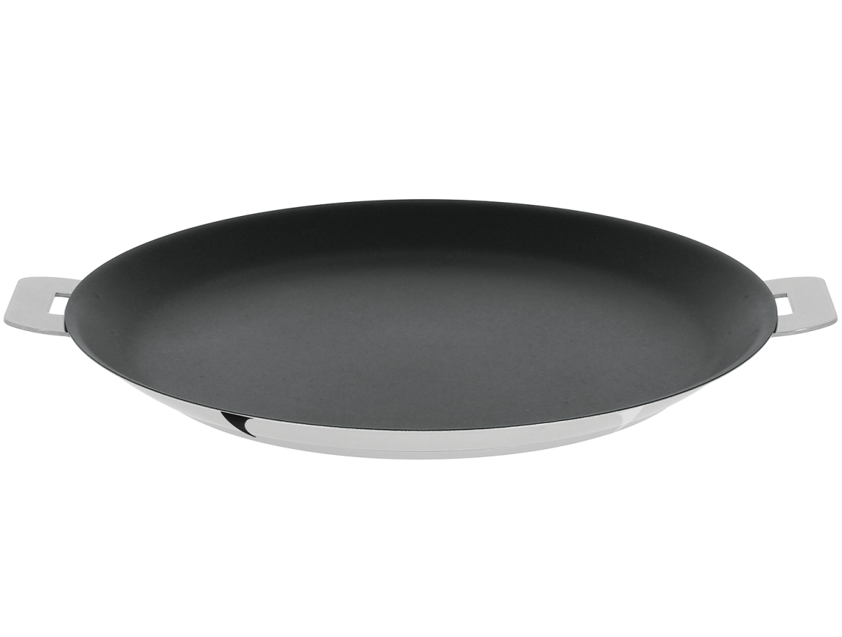 Stainless pancake pan Exceliss nonstick coating Removable Mutine