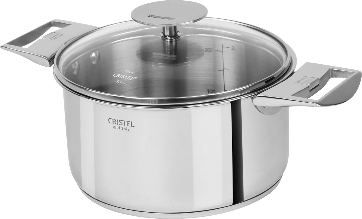 Casserole inox Casteline Amovible, Casseroles Cristel
