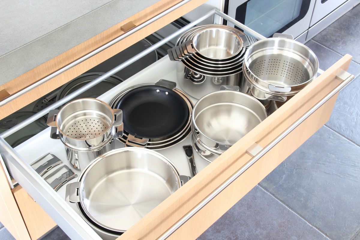 Casserole inox Casteline Amovible, Casseroles Cristel
