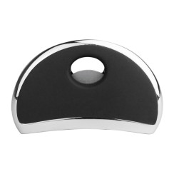 Anse amovible Zénith 3 en métal et silicone noir - Cristel
