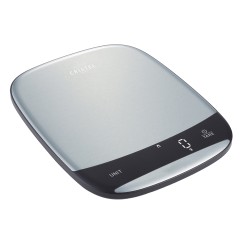 Balance de cuisine rechargeable - inox - 10 kg - Cristel