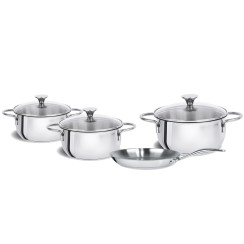 3 Kochtopfe-Set Master + Pfanne - Cristel