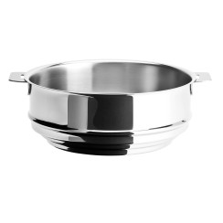 Stainless universal steam cooking insert - Removable Mutine - Cristel