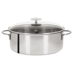 Oval stainless stock pot - Fixed Mutine - Cristel