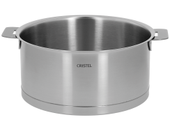 Stainless steel stock pot with removable handle - Cristel