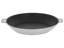 Stainless frying pan - Exceliss non-stick coating - Removable Strate - Cristel