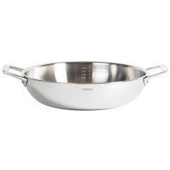 Stainless steel sautépan, 2 side handles - Cristel