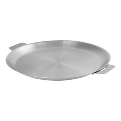 Poêle à crêpes en inox - poignée amovible - Cristel
