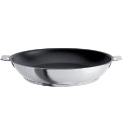 Stainless deep frying pan - Exceliss+ non-stick coating - Cristel