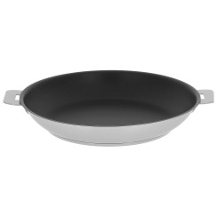 Stainless frying pan - Exceliss non-stick coating - Removable Strate - Cristel