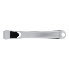 Poignée amovible en inox brillant bouton silicone - Cristel