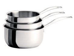 Series of 3 Cookway Master saucepans - Cristel
