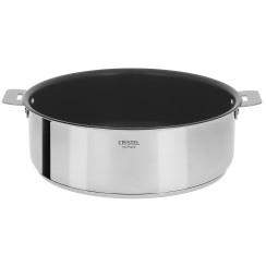 Stainless steel sautépan, non-stick coating - Removable - Cristel