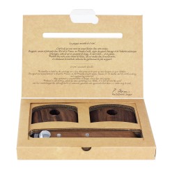 Set Griff und 2 Seitengriffen aus Holz - Cristel