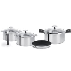 3 Kochtopfe-Set Mutine + Griffen - Cristel