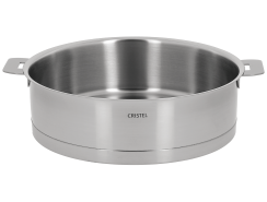 Stainless sauté pan - Removable Strate - Cristel