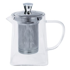 Rooibos - glass teapot with unscrewable filter - Cristel