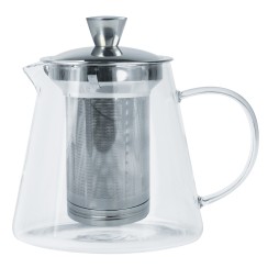 Oolong - glass teapot with unscrewable filter - Cristel
