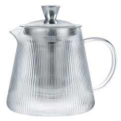 Darjeeling - glass teapot with unscrewable filter - Cristel