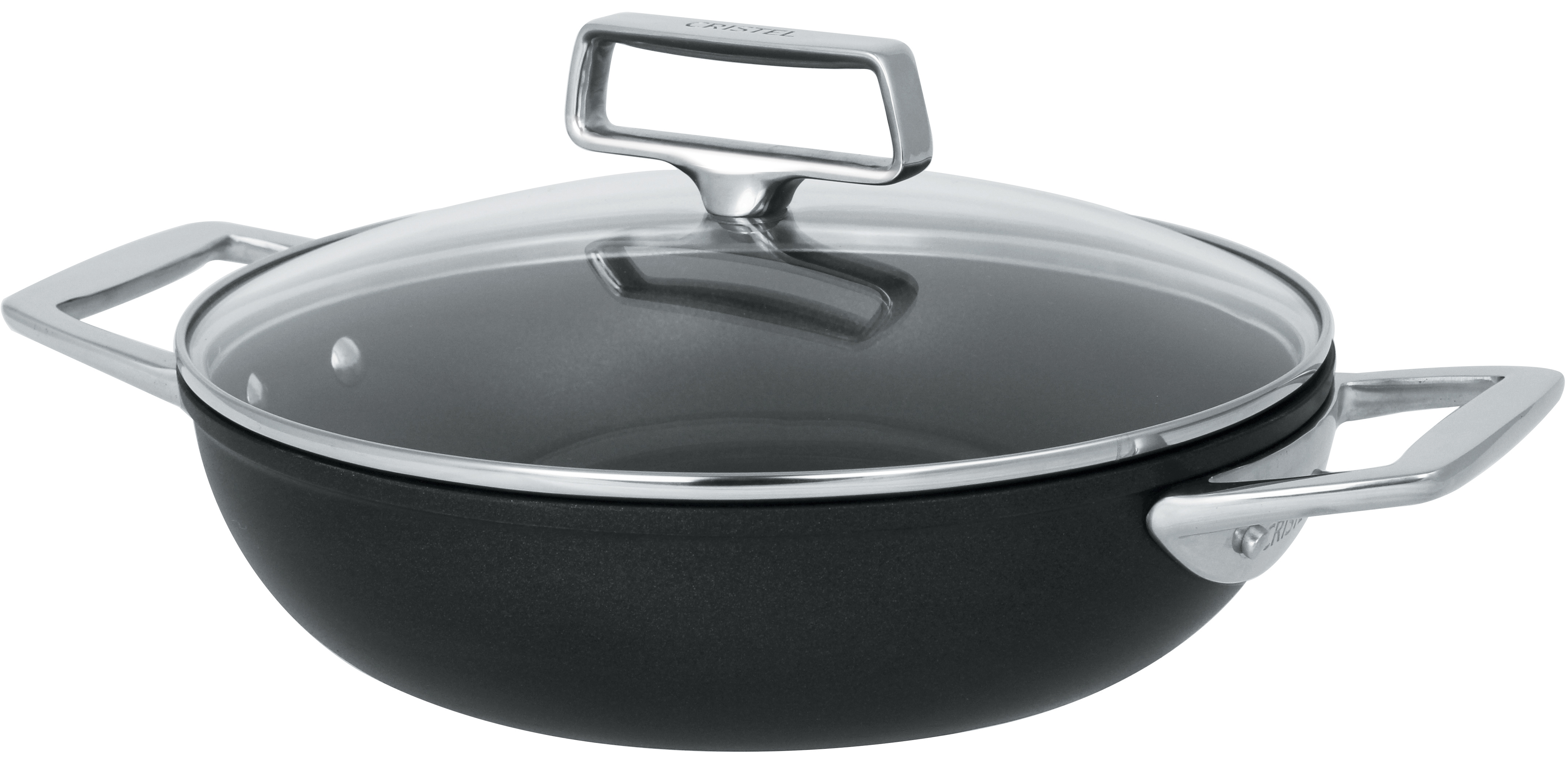 Sauteuse inox deux anses Castel'Pro Ultralu, Poêles Cristel