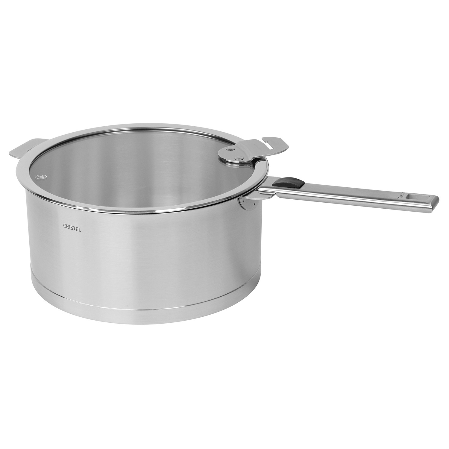 Stainless steel stock pot with removable handle - Strate removable