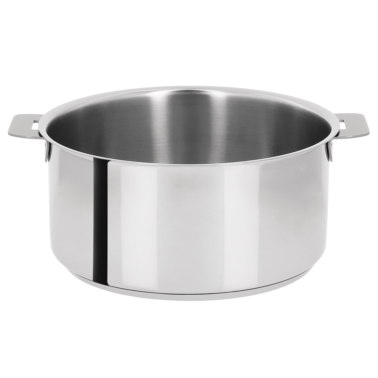 Removable stainless steel stockpot - Mutine removable handle