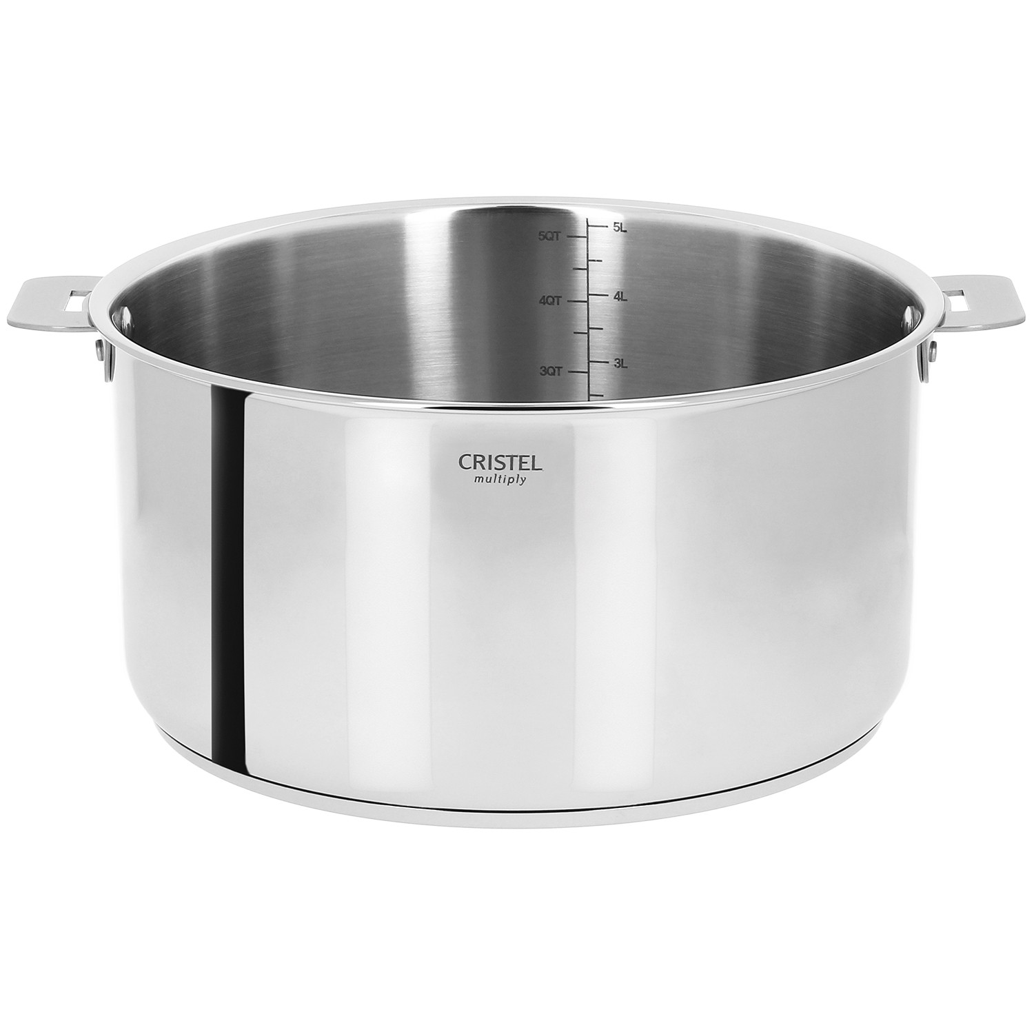 Stainless steel Multiply stewpot with removable handle - Casteline