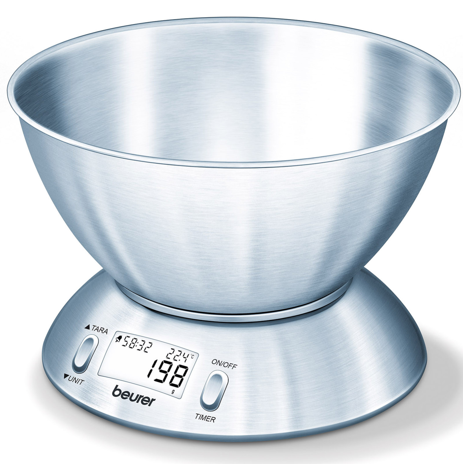 BALANCE DE CUISINE 5KG BOL INOX