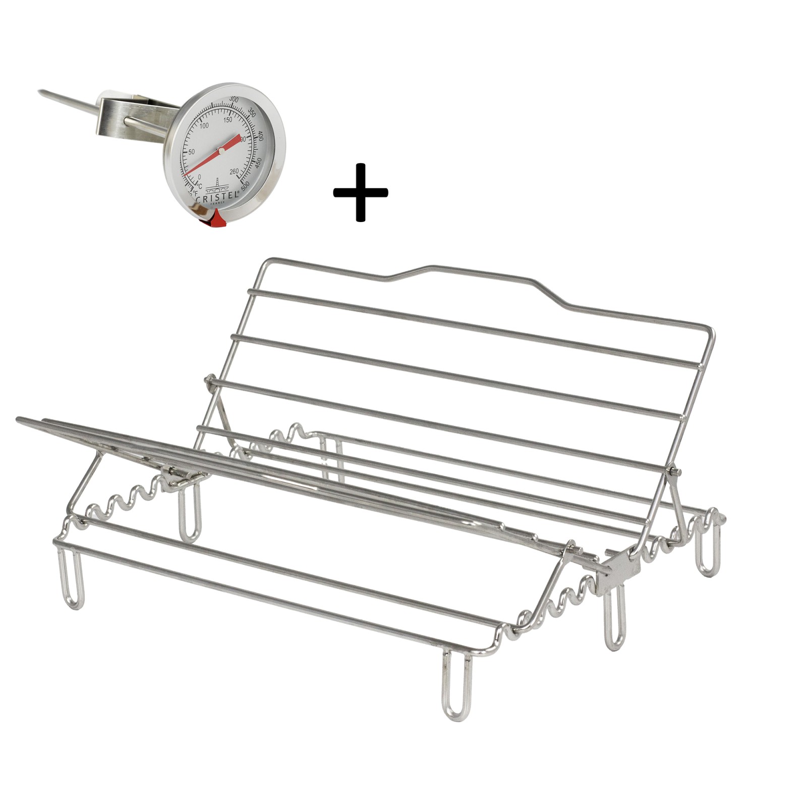 Pack De 3 Thermomètres Pour Four Omnia - Acier Inox, 0-350°C, Idéal Barbecue Et Cuisine