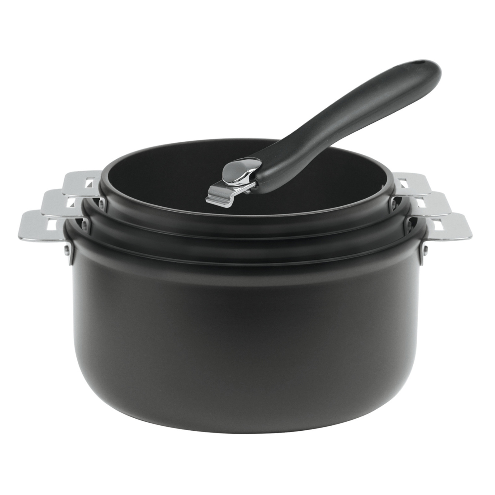 Série de 3 casseroles Cookway + 1 poignée amovible Cookway® amovible