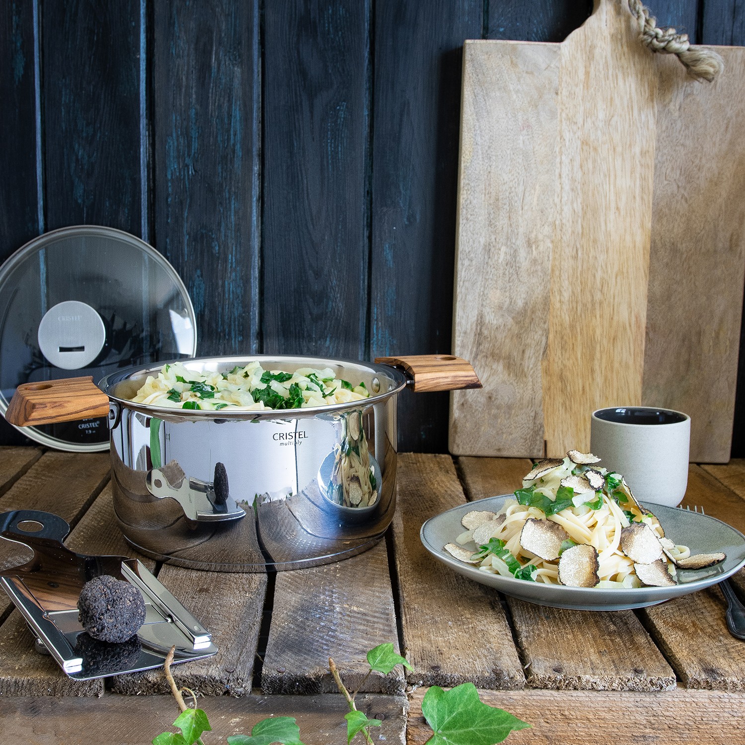 Stainless steel Multiply stewpot with removable handle - Casteline