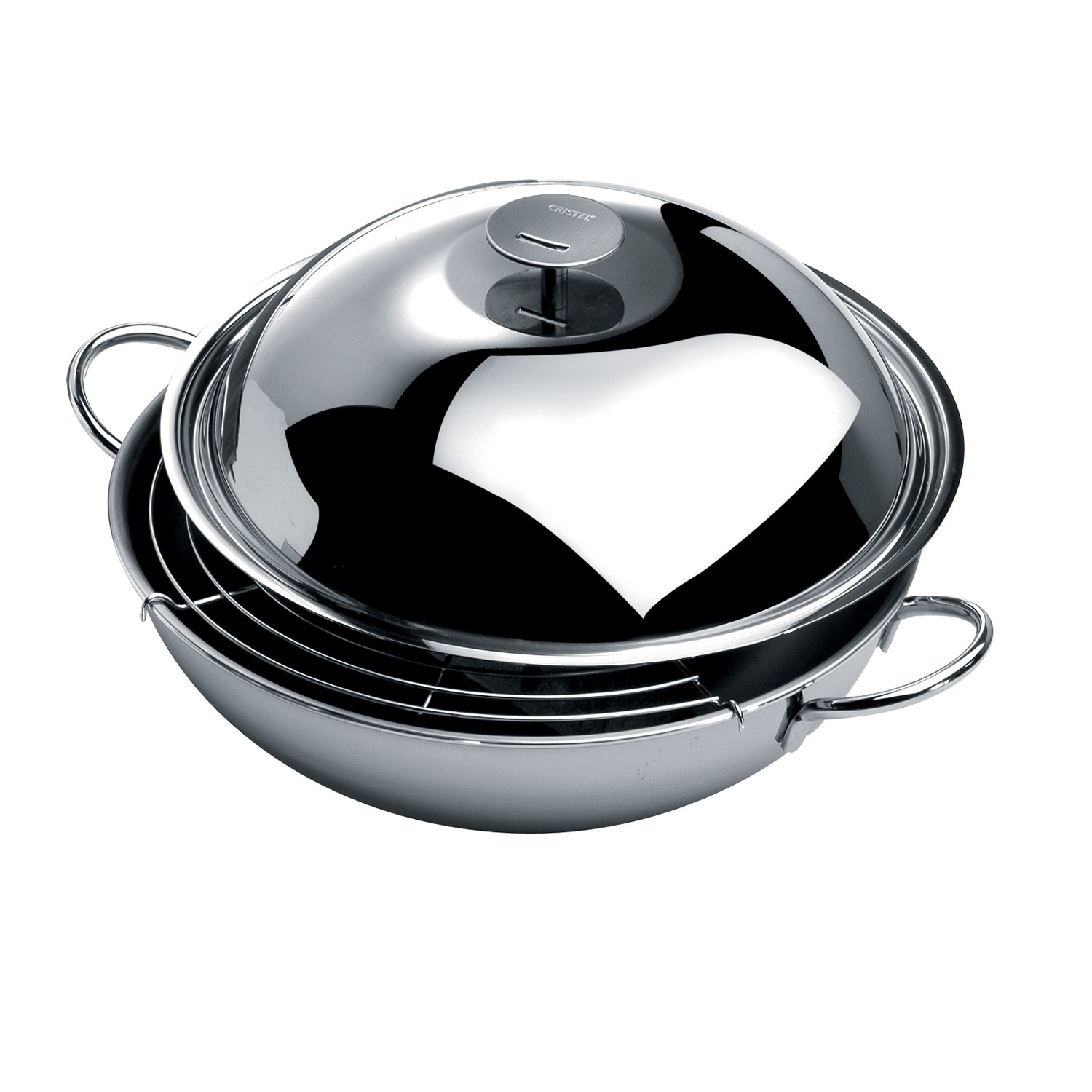 Wok inox Compléments, Woks Cristel