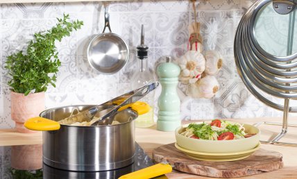 Pâtes Pesto Maison et Roquette