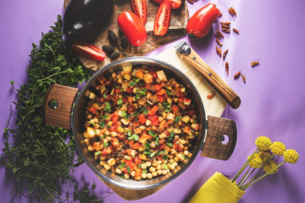 AUBERGINES GRILLEES A LA TOMATE