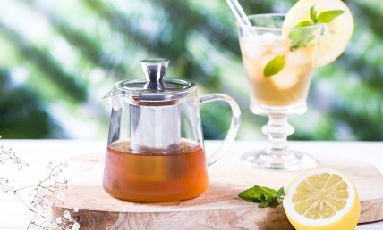 Thé glacé menthe citron