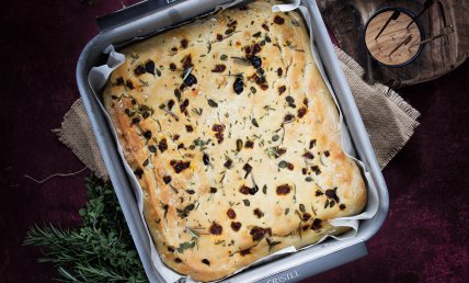 Focaccias aux olives