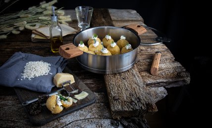 Arancini : boulettes de riz aux épinards