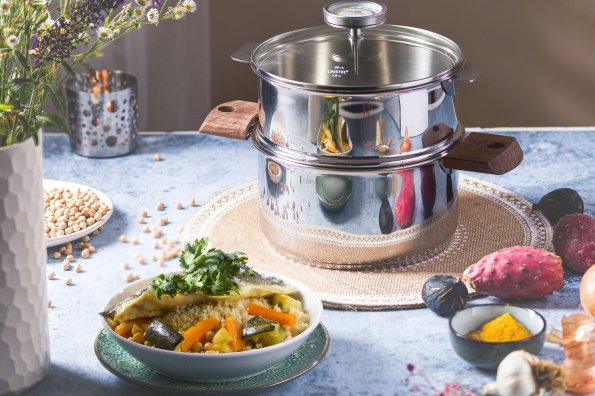 Couscous de poisson aux figues fraîches