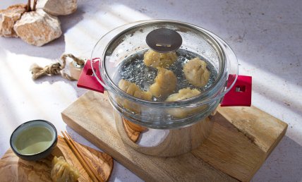 Steamed beef curry bites