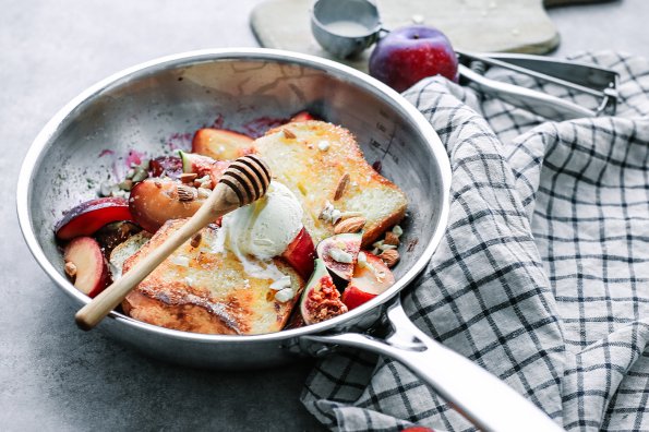 Brioche perdue aux fruits
