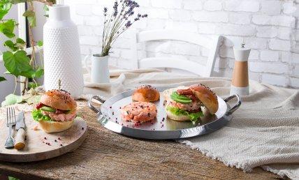 Burger de saumon à la plancha