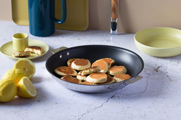 Biscuits citron à la poêle et sans four